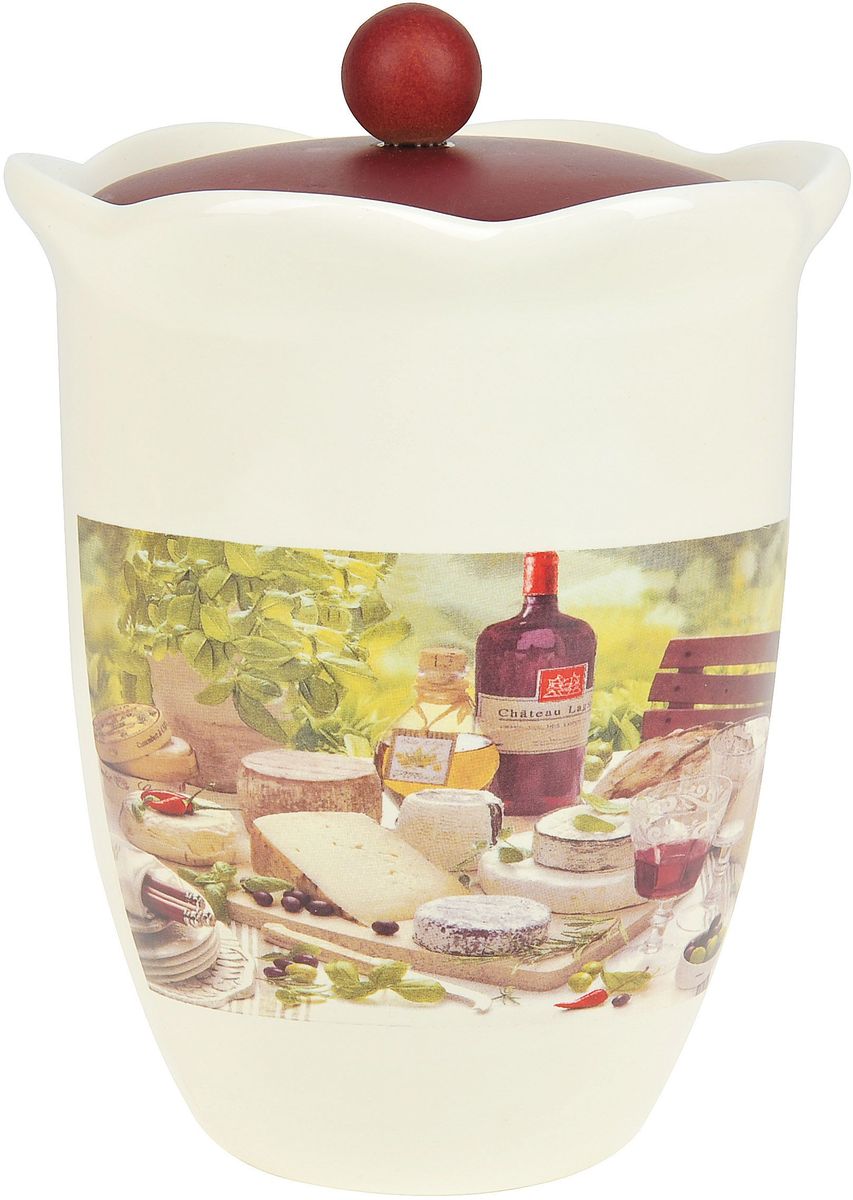 Банка для сыпучих продуктов ENS Group Тоскана, 1,35 л0910022 Банка для сыпучих продуктов ENS Group Тоскана, 1,35 л0910022Банка для сыпучих продуктов Тоскана изготовлена из прочного доломита высокого качества, закрывается деревянной крышкой с силиконовой прослойкой. Банка прекрасно подойдет для хранения различных сыпучих продуктов: чая, кофе, сахара, круп и многого другого. Изящная емкость не только поможет хранить разнообразные сыпучие продукты, но и стильно дополнит интерьер кухни.