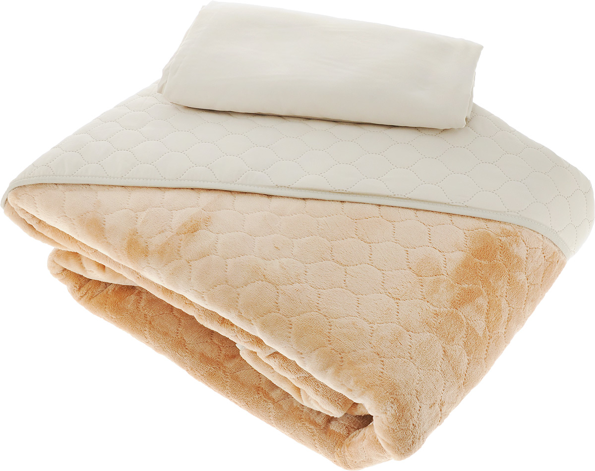Комплект для спальни Sleep iX Multi Set: покрывало 220 х 240 см, простыня 230 х 240 см, 2 наволочки 50 х 70 см, цвет: бежевый, светло-рыжийpva221576 Комплект для спальни Sleep iX Multi Set: покрывало 220 х 240 см, простыня 230 х 240 см, 2 наволочки 50 х 70 см, цвет: бежевый, светло-рыжийpva221576Комплект для спальни Sleep iX Multi Set состоит из покрывала, простыни и 2 наволочек. Верх многофункционального одеяла-покрывала выполнен из мягкой высокотехнологичной ткани, которая хорошо сохраняет тепло, устойчива к стирке и износу, а низ выполнен из нежного искусственного меха. Такой мех не требует специального ухода, он легко чистится и долгое время сохраняет мягкость и внешний вид. Наволочки и простыня выполнены из микрофибры. Комплект для спальни Sleep iX Multi Set - отличный способ придать спальне уют и привнести в интерьер что-то новое. Размер покрывала: 220 х 240 см. Размер наволочки: 50 х 70 см. Размер простыни: 230 х 240 см. Комплект упакован в сумку-чехол на застежке-молнии.