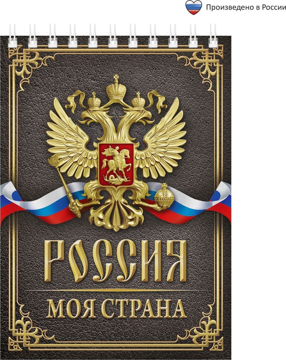 Блокнот Россия моя страна 40 листов1705053 Блокнот Россия моя страна 40 листов1705053Блокнот прекрасно подойдет для записи повседневных дел, важных событий и своих мыслей. Преимущества: удобный формат А6 индивидуальный дизайн 40 листов на спирали. Стройте планы, записывайте мудрые мысли, сохраняйте важную информацию. Хороший блокнот — половина успеха!