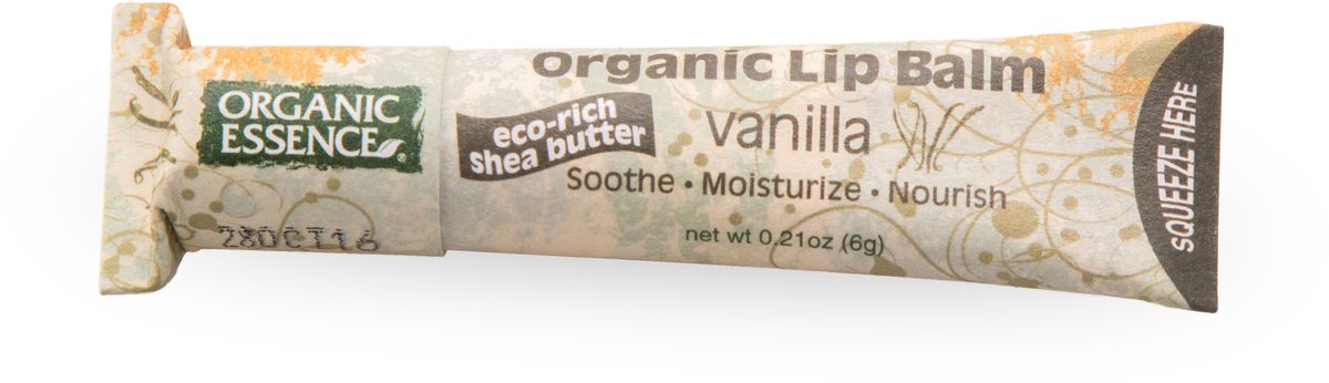 Organic Essence Органический бальзам для губ, Ваниль 6 гBXVAN Organic Essence Органический бальзам для губ, Ваниль 6 гBXVANUSDA Organic сертифицированный продукт. Насыщен органическим маслом Ши (масло плодов дерева Каритэ). Не содержат воду или любые наполнители. Питает сухие, потрескавшиеся губы, делает их мягкими. Отличная база перед нанесением губной помады.