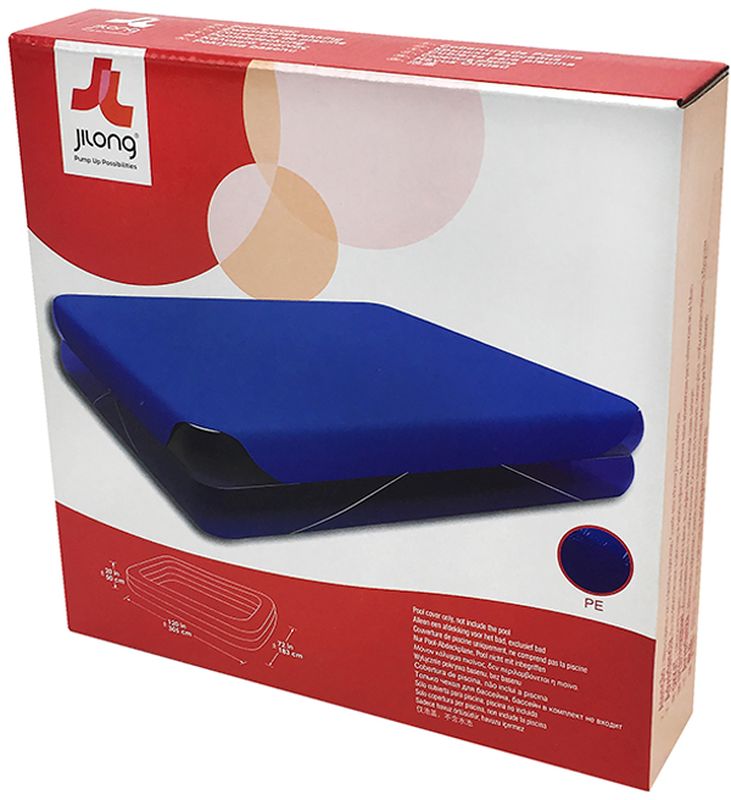 Чехол для бассейна Jilong Giant, цвет: синий, 366 х 193 х 56 см57011 Чехол для бассейна Jilong Giant, цвет: синий, 366 х 193 х 56 см57011Чехол для бассейнов GIANT POOL COVER - Для бассейнов GIANT размером 366x193x56см - Прочный материал - 1 штука в упаковке - Цвет: голубой Артикул:57011 Упаковка:коробка Размер упаковки: 25х25х6,5 см Вес: 0,760 кг Компания JILONG это широкий выбор продукции высокого качества и отличный выбор для отдыха на природе.