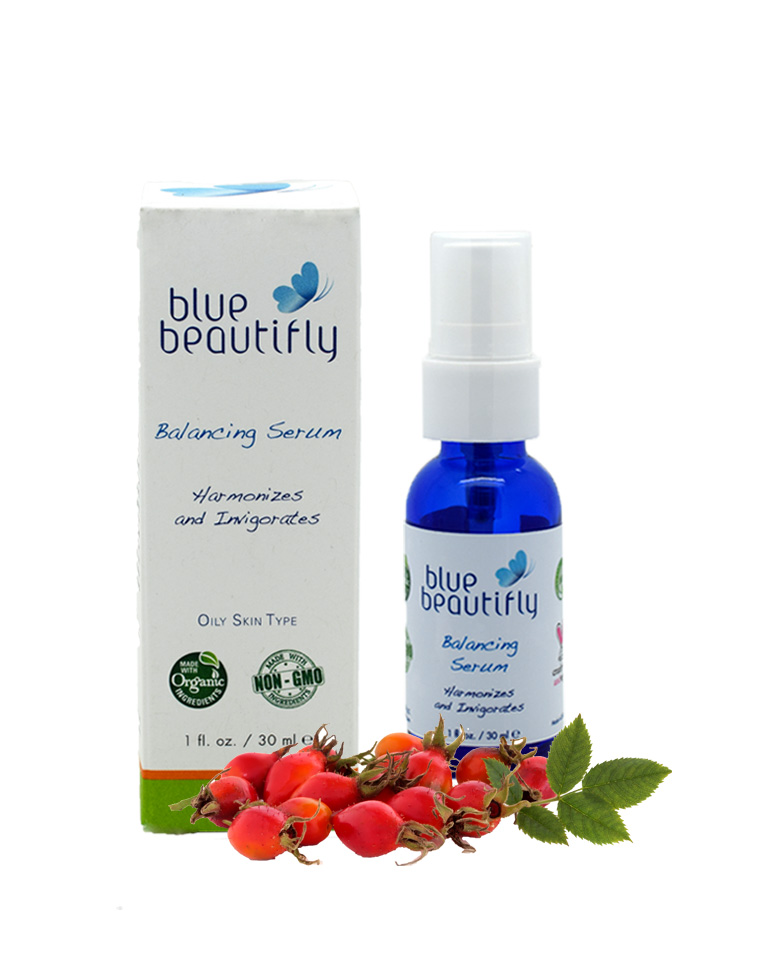 Blue Beautifly Балансирующая сыворотка для лица, 30млBB-011 Blue Beautifly Балансирующая сыворотка для лица, 30млBB-011Для жирной кожи. Корректирует выработку кожного сала и очищает поры, нормализует водный баланс и увлажняет кожу. Созданная на основе древней Аюрведы и китайской медицины Балансирующая сыворотка содержит растительные стволовые клетки дерева Ним, Шалфея, Лопуха, Шиповник и фруктовую смесь Трифала (Индийская ягоды Амалаки, Харитаки и Бибхитаки). Они очищают поры естественным путем. Восстанавливающие свойства Гиалуроновой кислоты и Алоэ Вера противодействуют старению и поддерживают естественное обновление кожи. Ароматерапевтическая смесь эфирных масел Апельсина, Лаванды, Туласи и чайного дерева Мелалеука сужает поры, уменьшает воспаления и тонизирует кожу лица.
