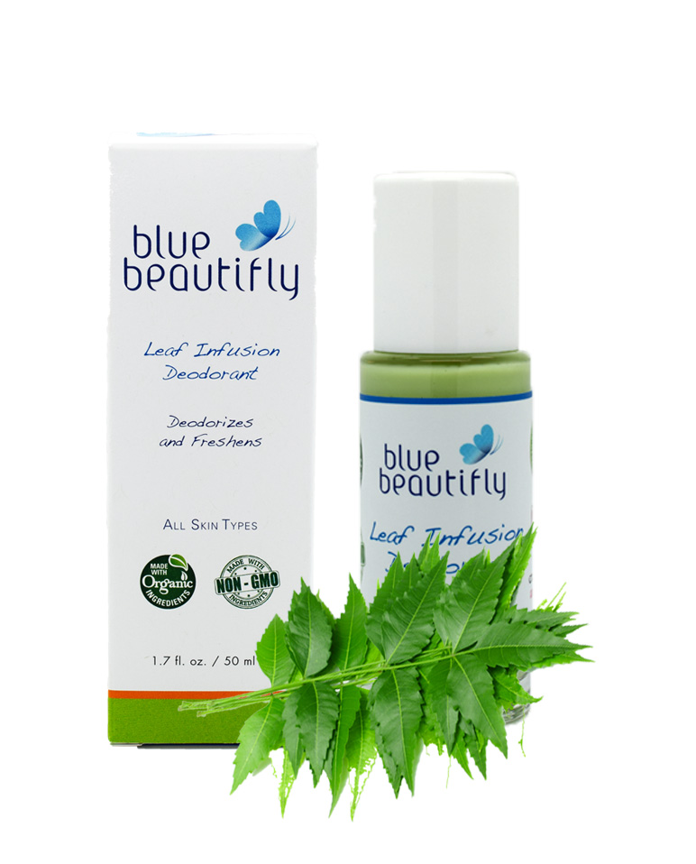 Blue Beautifly Органический дезодорант, 50 млBB-008 Blue Beautifly Органический дезодорант, 50 млBB-008Дезодорант содержит только растительные органические ингредиенты, впитывает запахи и эффективно увлажняет кожу, не закупоривая поры. Предотвращает потоотделение и дезодорирует, не причиняя вреда естественным функциям кожи, обеспечивает свежесть в течении всего дня. Его эксклюзивный настой листьев дерева Ним, Шалфея, Тимьяна, Гамамелиса, Розмарина, Оливы и Алоэ Вера борется с вызывающими запах бактериями, увлажняет и успокаивает кожу подмышек. Входящие в состав Маранта и Рицинолеат Цинка тормозят размножение бактерий, не оказывая раздражающего действия на кожу. Освежающая ароматерапевтическая смесь эфирных масел Апельсина, Литсея Кубебы, Лаванды и Шалфея мускатного бодрит и питает кожу, обладая успокаивающими, антисептическими и антибактериальными свойствами. Органический дезодорант самый эффективный растительный антиперспирант!