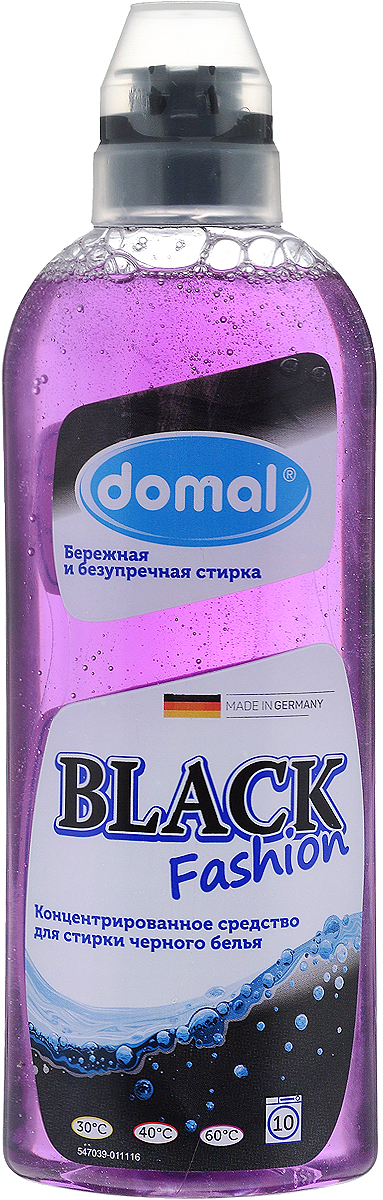 Средство для стирки Domal Black, концентрированное, для черного и темного белья, 375 мл37571 Средство для стирки Domal Black, концентрированное, для черного и темного белья, 375 мл37571Концентрированный гель Domal Black Fashion обеспечивает безупречное качество стирки черного и темного белья. Защищает и насыщает оригинальный темный цвет изделий. Предупреждает появление белесости. Регулярное использование Domal Black Fashion сохранит форму и первоначальный внешний вид Ваших вещей. Произведен в Германии. Предназначен для всех типов стиральных машин и ручной стирки при температуре от 20 до 60 градусов. Содержит добавки, препятствующие образованию накипи. Экономичен: 1 флакона средства достаточно для стирки 25 кг сухого белья . Не рекомендуется использовать для стирки изделий из шерсти и шелка.