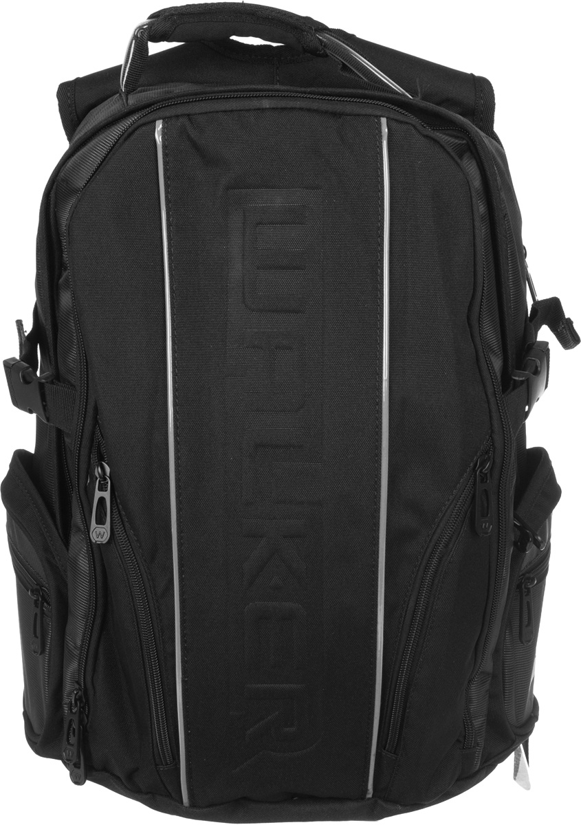 Walker Ранец школьный Genius42406/80 Walker Ранец школьный Genius42406/80Ранец Walker Genius - это необходимый аксессуар для любого школьника. Ранец имеет два отделения, закрывающиеся на застежки-молнии. Внутри одного отделения располагается разделитель для бумаг формата А4 с хлястиком на липучке, пришивной карман на застежке-молнии и открытый накладной карман. Во втором отделении расположен прорезной карман на молнии, два накладных кармана с клапанами на липучках и два накладных кармашка для мелочей. На лицевой стороне расположен вместительный карман на молнии, внутри которого находятся четыре накладных открытых кармашка и карман-сетка на молнии. Также спереди расположены два прорезных кармана на застежках-молниях. По бокам ранец дополнен двумя открытыми накладными карманами, на которых расположены прорезные карманы на молниях. Уплотненная спинка и лямки помогают лучше распределить нагрузку и сохранить форму рюкзака независимо от его наполнения. Ранец дополнен светоотражающими элементами спереди, по бокам и на лямках