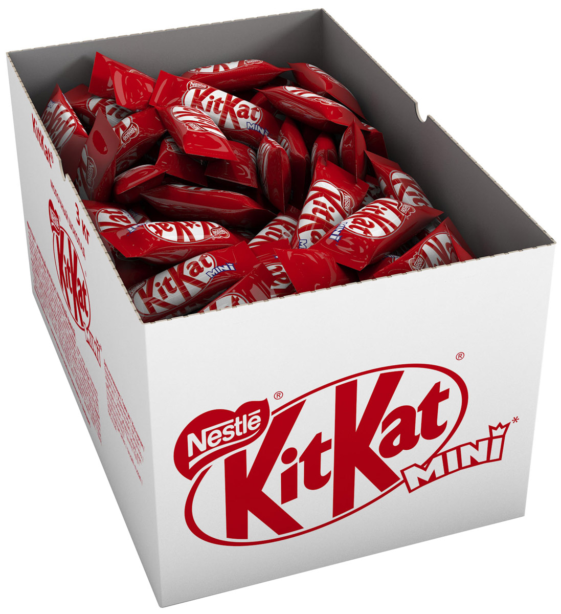 KitKat Mini молочный шоколад с хрустящей вафлей, 3 кг12225393 KitKat Mini молочный шоколад с хрустящей вафлей, 3 кг12225393Мини формат батончика KitKat с хрустящей вафлей в молочном шоколаде. Удобный формат к чаю, чтобы взять с собой в дорогу.