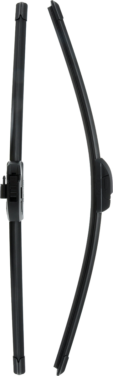Щетки стеклоочистителя Bosch Aerotwin AR09S, бескаркасные, 600 мм, 2 шт3397009776 Щетки стеклоочистителя Bosch Aerotwin AR09S, бескаркасные, 600 мм, 2 шт3397009776Комплект бескаркасных щеток Bosch Aerotwin AR09S выполнен по современной технологии из высококачественных материалов. Щетки предназначены для установки на стекло автомобиля. Отличаются высоким качеством исполнения и оптимально подходят для замены оригинальных щеток, установленных на конвейере. Обеспечивают качественную очистку стекла в любую погоду. Простой и быстрый монтаж. AEROTWIN - серия бескаркасных щеток компании Bosch. Щетки имеют встроенный аэродинамический спойлер, что делает их эффективными на высоких скоростях, и изготавливаются из многокомпонентной резины с применением натурального каучука. Тип крепления: 1.