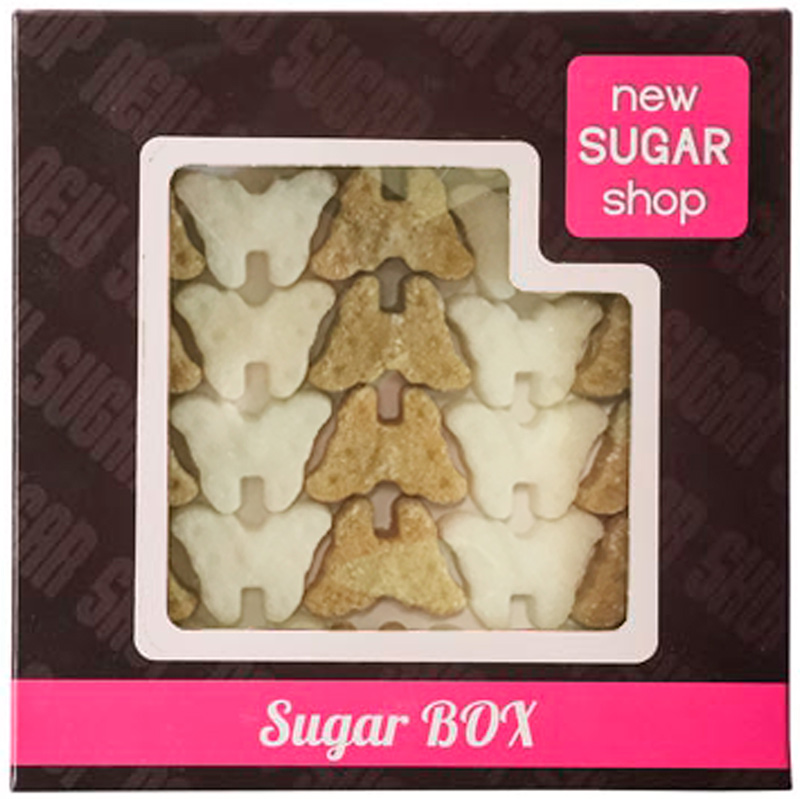 Sugar Box Бабочки фигурный сахар, 210 г00-00000060 Sugar Box Бабочки фигурный сахар, 210 г00-00000060Производитель делает с любовью своими руками оригинальные формы для вашего стола, юбилея или в подарок. Порадуйте себя и своих близких оригинальными формами сахара. С фигурным сахаром ваше чаепитие будет неповторимым.
