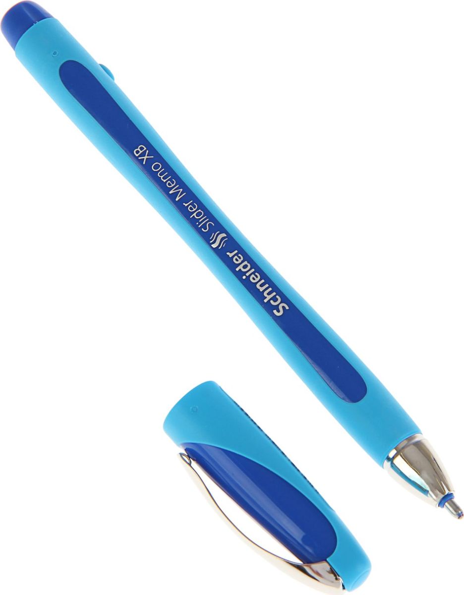 Schneider Ручка шариковая Memo XB синяя1782197 Schneider Ручка шариковая Memo XB синяя1782197Шариковая ручка с широким наконечником Schneider Memo XB 1. 4 сочетает в себе прогрессивный дизайн и эргономичную форму. Благодаря прорезиненной поверхности она удобно располагается в руке и позволяет писать естественно, без напряжения, буквально скользя по бумаге (технология ViscoGlide). Наконечник выполнен из износостойкой нержавеющей стали.
