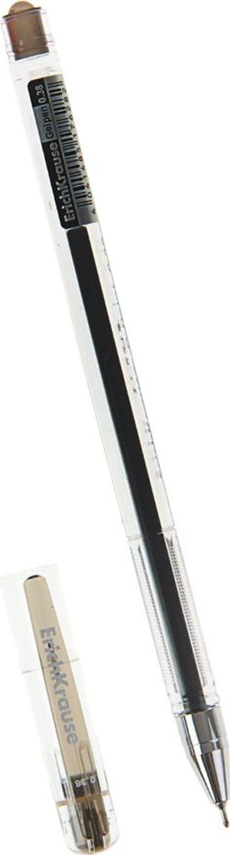 Erich Krause Ручка гелевая G-Point черная159854 Erich Krause Ручка гелевая G-Point черная159854Удобная гелевая ручка с прозрачным корпусом для контроля уровня чернил. Металлизированный наконечник. Пишущий узел 0. 38 мм обеспечивает тонкое и четкое письмо. Цвет клипа соответствует цвету чернил. Сменный стержень. Рекомендуется использовать стержень Erich Krause G-Point.