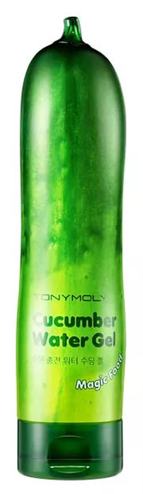 TonyMoly Гель на экстракте огуречного сока MAGIC FOOD CUCUMBER WATER GEL, 250 млBD02012300 TonyMoly Гель на экстракте огуречного сока MAGIC FOOD CUCUMBER WATER GEL, 250 млBD02012300В составе геля 95% огуречного экстракта, богатого полисахаридами, минеральными веществами (железо, калий, кальций, фосфор) и витаминами. Огуречный экстракт оказывает положительное влияние на клеточный обмен, улучшает циркуляцию крови, благодаря чему уменьшаются отеки, с кожи буквально смывается усталость. Гель с экстрактом огурца глубоко увлажняет, питает и успокаивает кожу, очищает и осветляет её, делает упругой и эластичной, устраняет раздражения и шелушения, разглаживает кожу, дарит ей приятное охлаждение и чувство свежести. Забавный флакон в виде огурца подходит для ухода за кожей лица и тела, за волосами и ногтями. Гель может использоваться и женщинами, и мужчинами, взрослыми и детьми. Средство можно использовать как: -средство для ухода за кожей после солнечных ожогов; -увлажняющий крем для лица; -увлажняющий гель для кожи тела; -гель для рук и ногтей; -увлажняющая и успокаивающая маска для лица; -успокаивающее средство после эпиляции и бритья; -маска для волос; -увлажняющее и...