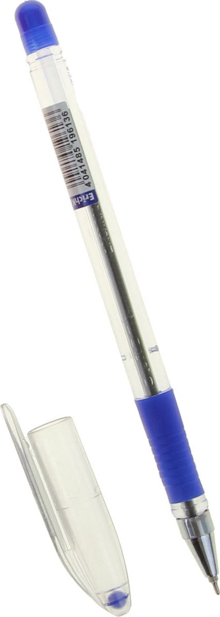 Erich Krause Ручка шариковая Ultra L-30 EK синяя1013812 Erich Krause Ручка шариковая Ultra L-30 EK синяя1013812Прозрачный пластиковый корпус позволяет контролировать уровень расхода чернил. Мягкий резиновый грип препятствует скольжению пальцев при письме. Пишущий узел 0. 6 мм обеспечивает тонкое и четкое письмо. Сменный стержень. Рекомендуется использовать стержень Erich Krause ULTRA.