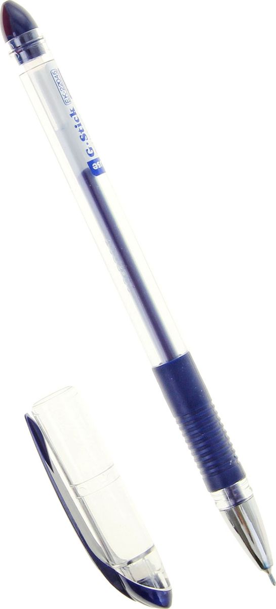Erich Krause Ручка гелевая G-Stick EK синяя1013827 Erich Krause Ручка гелевая G-Stick EK синяя1013827Удобная гелевая ручка с прозрачным корпусом и резиновым грипом. Пишущий узел 0. 5 мм обеспечивает чистое и четкое письмо. Наконечник металлизированный. Сменный стержень. Рекомендуется использовать стержень Erich Krause G-BASE.