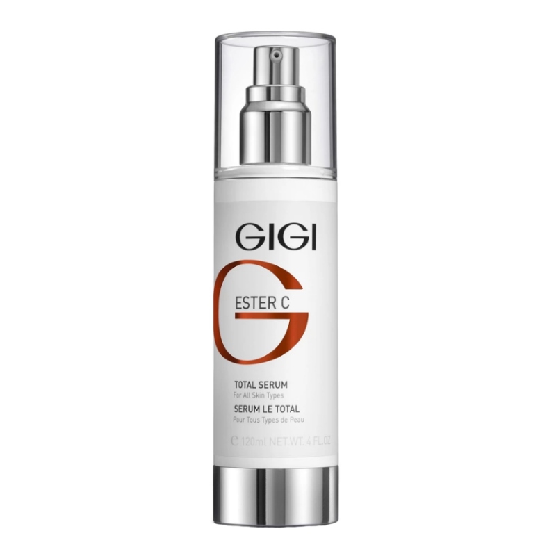 GIGI Увлажняющая сыворотка с эффектом осветления Ester C Serum, 120 млgi19086 GIGI Увлажняющая сыворотка с эффектом осветления Ester C Serum, 120 млgi19086Сыворотка справиться с такими последствиями стресса, городской атмосферы и возраста, как морщины, пигментация, сухость и раздраженность кожи. В ее основе уникальный Magnesium Ascorbyl, невероятно устойчивая форма витамина С, которая благодаря своей особенной формуле с легкостью проникает в самые глубокие слои кожи и запускает ускоренный процесс выработки коллагена, тем самым обновляя эпидермис, делая кожу упругой, эластичной, гладкой и свежей. Активные компоненты: Молочная кислота; салициловая кислота; токоферола ацетат; кокосовое молоко, Magnesium Ascorbyl, витамин С. Результат: Кожа обновляется, становясь более гладкой и упругой.