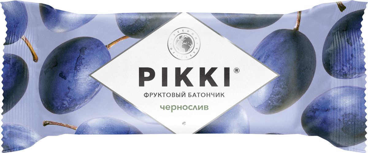 Pikki Чернослив-Яблоко батончик орехово-фруктовый, 25 гУТ040810405 Pikki Чернослив-Яблоко батончик орехово-фруктовый, 25 гУТ040810405Полезные снеки из орехов, злаков и сухофруктов для быстрого перекуса.