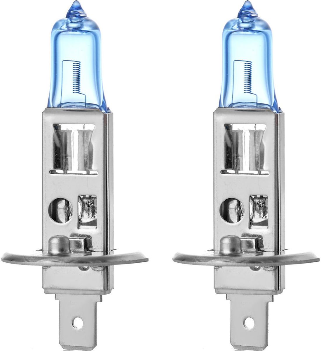 Лампа автомобильная галогенная Clearlight H1 XenonVision, 55 Вт, 6000 К, 2 штMLH1XV Лампа автомобильная галогенная Clearlight H1 XenonVision, 55 Вт, 6000 К, 2 штMLH1XVЛампа Clearlight H1 XenonVision предназначена для использования в автомобильных фарах. В колбе используется уникальная ксеноновая смесь высокого давления, что позволяет сделать нить накала тоньше и длиннее. Цвет света распределен от белого по центру фары к насыщенно-белому в середине и слегка с голубым оттенком цвета к краю пучка света. Уважаемые клиенты! Обращаем ваше внимание на возможные изменения в дизайне упаковки. Качественные характеристики товара остаются неизменными. Поставка осуществляется в зависимости от наличия на складе.