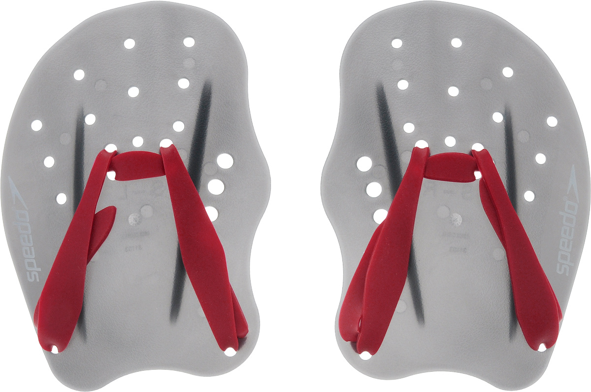 Лопатки для гребли Speedo Tech Paddle Au, цвет: серый. Размер S733120006 Лопатки для гребли Speedo Tech Paddle Au, цвет: серый. Размер S733120006Лопатки для плавания - спроектированы для формирования правильного положения рук в воде, движения подъема руки и совершенствования техники плавания. Гидродинамическая конструкция разработана для оптимального контакта с водой. Отверстия в лопатках улучшают чувствительность потока воды.