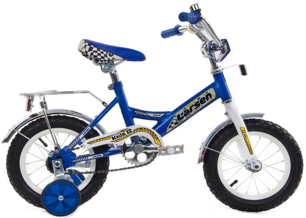 Велосипед детский Larsen Kids 12, цвет: синий336205 Велосипед детский Larsen Kids 12, цвет: синий336205Рама: cталь Вилка: жёсткая, сталь Количество скоростей: 1 Размер колес: 12 Резина: 12х2.125 BMX PATTERN Передний переключатель: нет Задний переключатель: нет Обода: стальные усиленные 12 Тормоза: втулочные, ножные тормоза Дополнительное оборудование: гудок, отражатели, дополнительные колёса