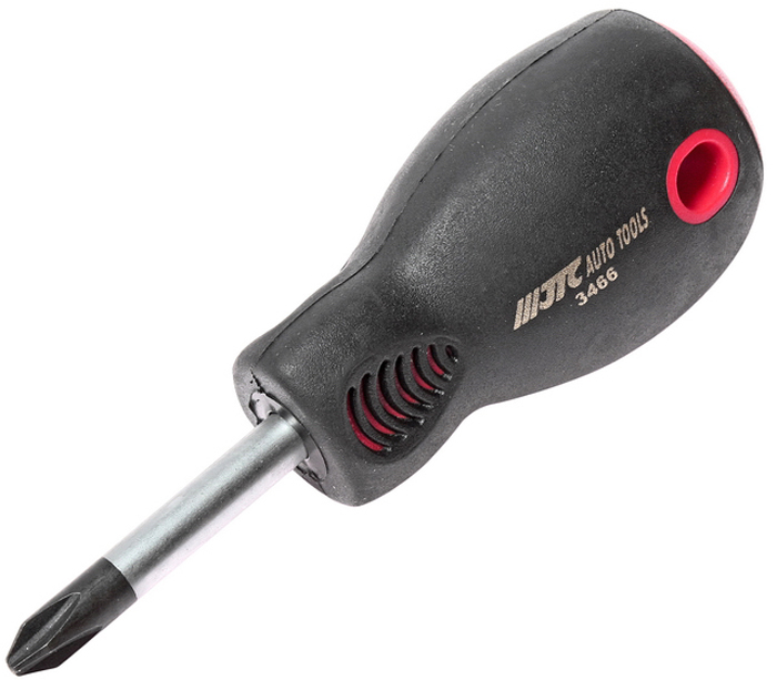 JTC Отвертка PHILIPS силовая. JTC-3466JTC-3466 JTC Отвертка PHILIPS силовая. JTC-3466JTC-3466Отвертка силовая PHILIPS JTC Описание Инструмент изготовлен из стали марки SVCM. Все отвертки имеют стержень с покрытием сатин-хром и оксидированный наконечник. Рукоятка изготовлена из двухкомпонентного материала (PP+TPV) и характеризуется стойкостью к маслам, бензину и другим химическим веществам. Размер: PH2x38 мм. Цвет: красный. Габаритные размеры: 100/35/35 мм. (Д/Ш/В) Вес: 51 г.