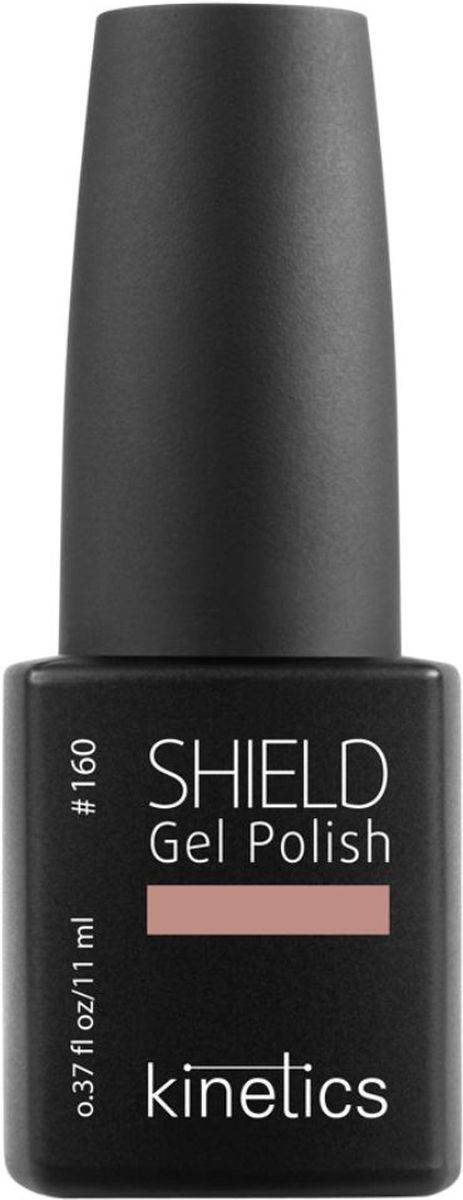 Kinetics Гель-лак Shield, 11 мл, тон 160KGP160S Kinetics Гель-лак Shield, 11 мл, тон 160KGP160SГель-лак Kinetics Shield - формула нового поколения трехфазного гель-лака. Роскошный маникюр с гель-лаком Shield сохраняется в течение 3-х недель, прочен, устойчив к царапинам и другим механическим повреждениям. Гель-лаки Shield не скалываются, не теряют яркости цвета, не требуют коррекции. Стойкий зеркальный глянец в течение всего срока ношения. Самовыравнивающаяся текстура - не утяжеляет ногти Европейский дизайн + колпачок soft-touch Гипоаллергенность - 7Free Гель-лак Shield наносится кисточкой из флакона так же, как лак. Идеальная форма кисточки позволяет ровно и максимально быстро полностью покрывать всю поверхность ногтевой пластины. Гель-лак Shield не повреждает натуральные ногти, не требует перерыва в ношении Абсолютный победитель в номинации Лучшая насыщенность цвета и легкость нанесения гель-лака в рамках конкурса INTERNAILCHARM.