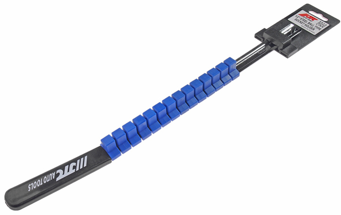 JTC Держатель головок 1/2. JTC-5914JTC-5914 JTC Держатель головок 1/2. JTC-5914JTC-5914Шариковый фиксатор обеспечивает надежное хранение головок. Пластиковая рукоятка обеспечивает удобный захват и перемещение планки. Различная цветовая индикация для различных типоразмеров, что позволяет быстро выбирать требуемый размер головок. Поставляется с 14-ю фиксаторами. Размер: 1/2. Длина: 445 мм Цвет: синий. Габаритные размеры: 505/60/25 мм. (Д/Ш/В) Вес: 218 гр.