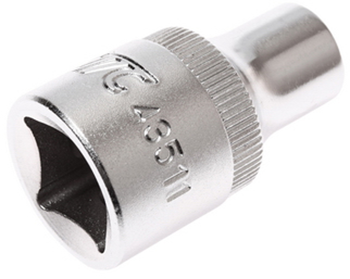 JTC Головка торцевая TORX 1/2 х E11, длина 38 мм. JTC-43511JTC-43511 JTC Головка торцевая TORX 1/2 х E11, длина 38 мм. JTC-43511JTC-43511Изготовлена из закаленной хром-ванадиевой стали. Размер: 1/2”хE11. Общая длина: 38 мм. Количество в оптовой упаковке: 10 шт. и 200 шт. Габаритные размеры: 38/22/22 мм. (Д/Ш/В) Вес: 53 гр.