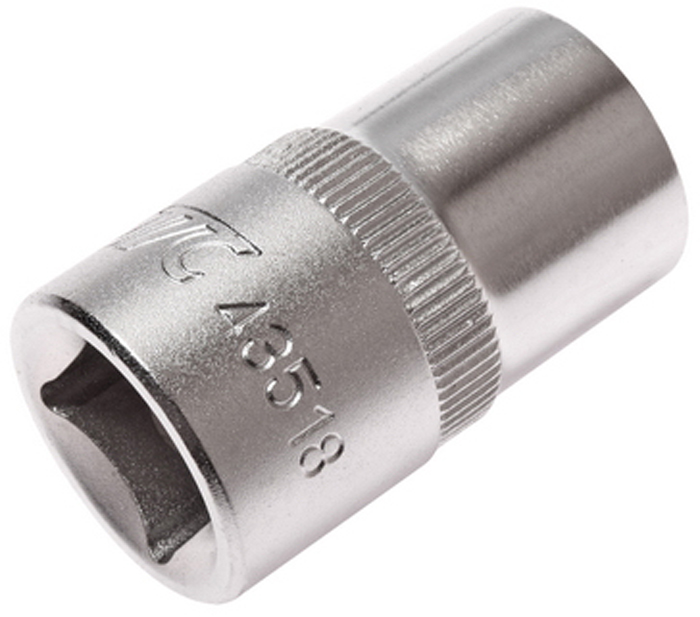 JTC Головка торцевая TORX 1/2 х E18, длина 38 мм. JTC-43518JTC-43518 JTC Головка торцевая TORX 1/2 х E18, длина 38 мм. JTC-43518JTC-43518Изготовлена из закаленной хром-ванадиевой стали. Размер: 1/2”хE18. Общая длина: 38 мм. Количество в оптовой упаковке: 10 шт. и 200 шт. Габаритные размеры: 38/22/22 мм. (Д/Ш/В) Вес: 63 гр.