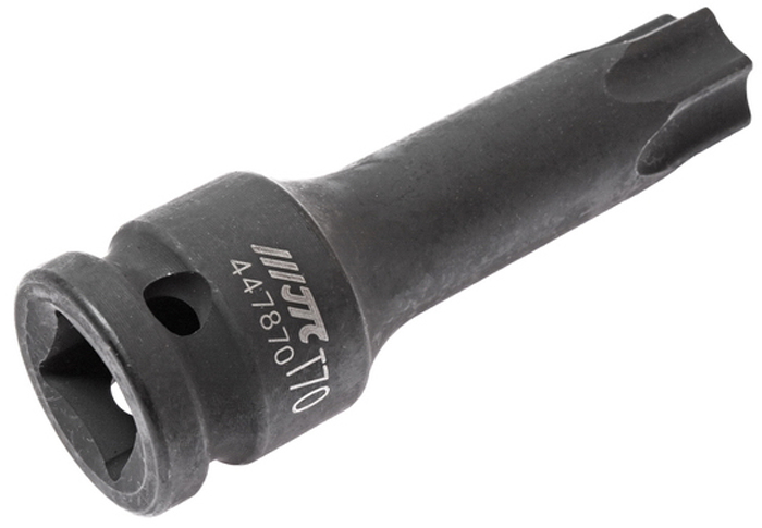 JTC Головка торцевая ударная TORX 1/2 х T70, длина 78 мм. JTC-447870JTC-447870 JTC Головка торцевая ударная TORX 1/2 х T70, длина 78 мм. JTC-447870JTC-447870Материал: SNCM 8660. Размер: TORX 1/2хT70. Общая длина: 78 мм. Габаритные размеры: 78/25/25 мм. (Д/Ш/В) Вес: 140 гр. Размер Усилие max., lb-in Усилие max., Н·м T1 0,85 0,097 T2 1,25 0,141 T3 2,25 0,254 T4 3,30 0,373 T5 4,60 0,51 T6 8,00 0,90 T7 15,00 1,70 T8 23,00 2,60 T9 30,00 3,39 ...