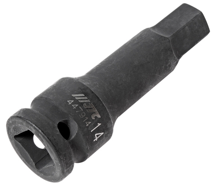 JTC Головка торцевая ударная HEX 1/2 х H14, длина 78 мм. JTC-447914JTC-447914 JTC Головка торцевая ударная HEX 1/2 х H14, длина 78 мм. JTC-447914JTC-447914Головка торцевая HEX ударная JTC Описание Материал: SNCM 8660. Размер: HEX 1/2хH14. Общая длина: 78 мм. Габаритные размеры: 78/25/25 мм. (Д/Ш/В) Вес: 150 г.