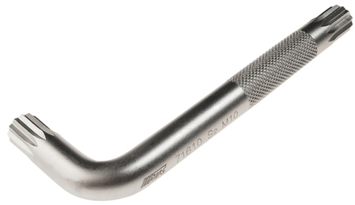 JTC Ключ Spline Г-образный M10. JTC-71610JTC-71610 JTC Ключ Spline Г-образный M10. JTC-71610JTC-71610Материал: S2 сталь. Размер: M10. Размер удлиненной части: 94 мм. Размер короткой части: 30 мм.