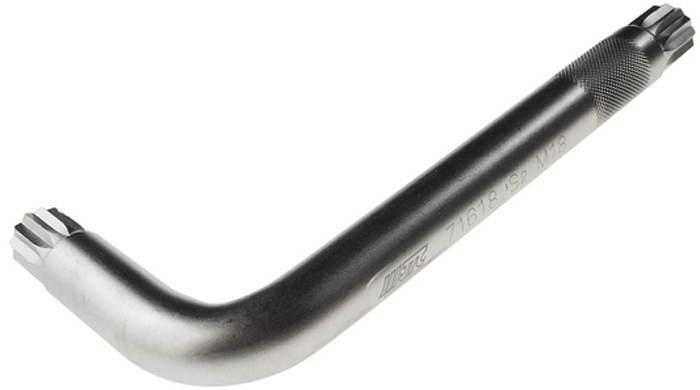 JTC Ключ Spline Г-образный M18. JTC-71618JTC-71618 JTC Ключ Spline Г-образный M18. JTC-71618JTC-71618Материал: S2 сталь. Размер: M18. Размер удлиненной части: 160 мм. Размер короткой части: 63 мм.