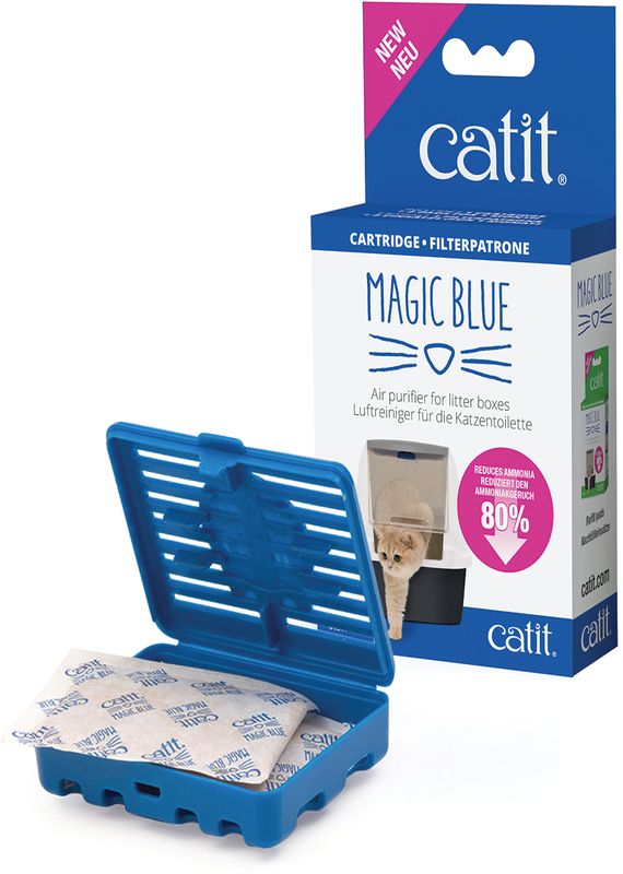 Фильтр для туалета Hagen MagicBlue44305W Фильтр для туалета Hagen MagicBlue44305WМногоразовый пластиковый контейнер. К любой поверхности контейнер крепится с помощью надежного двустороннего скотча. В комплекте с контейнером MAGIC BLUE идут 2 сменных картриджа, которые поглощают неприятные запахи на протяжении целого месяца! Безопасный фильтр MAGIC BLUE поглощает до 80% токсичного аммиака, входящего в состав мочи животных