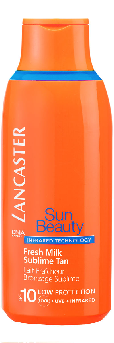 Lancaster Body Protection Лосьон солнцезащитный для тела spf 10, 175 мл40054202200 Lancaster Body Protection Лосьон солнцезащитный для тела spf 10, 175 мл40054202200Более 40 лет Lancaster дарит вам непревзойденную защиту от солнца для золотистого и сияющего загара. Сегодня Lancaster идет еще дальше! Мы создаем новые стандарты в солнечной защите, выходя за границы солнечных фильтров UVA и UVB, чтобы ваша кожа наслаждалась солнцем и выглядела еще более красивой, чем когда-либо. Ученые Lancaster – пионеры в разработке солнцезащитных средств, совершенствуя защиту от УФ-лучей, создали настоящую экспертизу по защите и восстановлению поврежденной ДНК кожи. В результате появилась инновационная Infrared Technology – технология по защите от инфракрасного излучения, влияющего также на потерю упругости и эластичности кожи. Благодаря более совершенной защите кожа сохраняет свою красоту надолго. Загар становится золотистым, красивым и сохраняется длительное время, а кожа идеально увлажненная и шелковистая.
