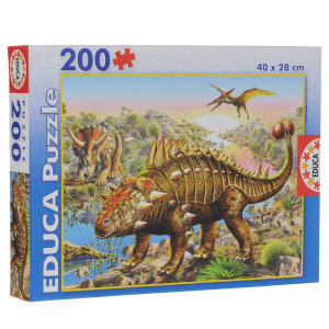 Настольная игра Динозавры. Пазл, 200 элементов