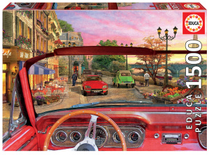 Настольная игра Париж в автомобиле. Пазл (1500 деталей)