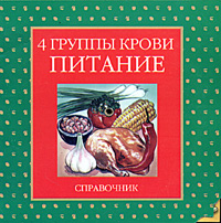 4 группы крови. Питание. Справочник (диск-таблица)