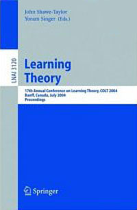 Learning Theory: 17th Annual Conference on Learning Theory, COLT 2004, Banff, Canada, July 1-4, 2004, Proceedings (Lecture Notes in Computer Science / Lecture Notes in Artificial Intelligence John Shawe-Taylor, Yoram Singer купить читать скачать онлайн - BookMix.ru