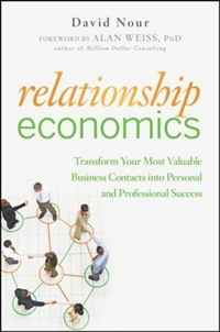 Relationship Economics: Transform Your Most Valuable Business Contacts Into Personal and Professional Success12296407 Relationship Economics: Transform Your Most Valuable Business Contacts Into Personal and Professional Success12296407If a man is judged by the company he keeps, David Nours Relationship Economics provides a systematic approach to building value in that judgment. The concepts reach well beyond networking to building lasting and productive relationships. -Dennis Sadlowski, President and CEO, Siemens Energy and Automation, Inc. Relationship Economics is so much more than networking-its a systematic approach to building and nurturing relationships to get things done. -William L. Koleszar, Senior Vice President, Marketing, Citizens Financial Group/ Royal Bank of Scotland Social capital is essential for success, and Relationship Economics provides an approach to enhancing its value. -Terry C. Blum, Director, Institute for Leadership and Entrepreneurship, Georgia Tech College of Management In the airline industry-or any industry for that matter-strategic relationships are instrumental to your success to drive profitable, long-term growth. David Nour has captured that...