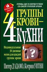 4 группы крови - 4 кухни