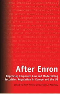 After Enron - Edited by John Armour and Joseph A. McCahery12296407At the end of the twentieth century it was thought by many that the Anglo-American system of corporate governance was performing effectively and some observers claimed to see an international trend towards convergence around this model. There can be no denying that the recent corporate governance crisis in the US has caused many to question their faith in this view. This collection of essays provides a comprehensive attempt to answer the following questions: firstly, what went wrong - when and why do markets misprice the value of firms, and what was wrong with the incentives set by Enron? Secondly, what has been done in response, and how well will it work - including essays on the Sarbanes-Oxley Act in the US, UK company law reform and European company law and auditor liability reform, along with a consideration of corporate governance reforms in historical perspective. Three approaches emerge. The first two share the premise that the system is fundamentally sound, but part ways over...