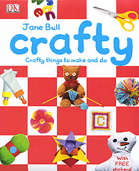 Crafty: Crafty Things to Make and Do - Jane Bull, Penelope Arlon12296407Inspire your childs creativity and imagination with this arty activity book. From crazy knitting ideas to Pirate Pete beanbags, choose from 50 fun crafty projects to beat the boredom blues. Best of all, easy-to-follow instructions, detailed step-by-steps and use of everyday material means your childs confidence will soar when they really do achieve a cool craft creation.