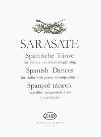 Sarasate: Spanische Tanze fur Violine mit Klavierbegleitung: 6: Zapateado Op. 23 No. 2