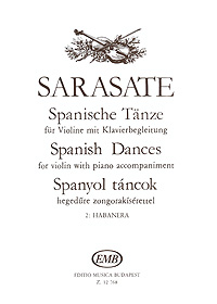Sarasate: Spanische Tanze fur Violine mit Klavierbegleitung: 3: Romanza Andaluza Op. 22 No. 1
