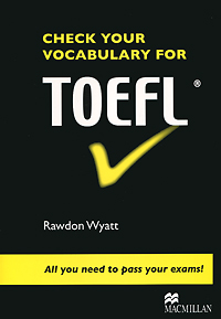 Check Your Vocabulary for TOEFL - Rawdon Wyatt12296407This workbook contains exercises to help teach and practice the vocabulary students need to be successful in TOEFLR (Test of English as a Foreign Language). Written for upper-intermediate level learners, this workbook aims to help improve students exam performance and is particularly appropriate for students who are hoping to study or train in an English-speaking country. The material covers both general and topic-specific vocabulary as well as grammar, comprehension, pronunciation and spelling. Key Features Tests and improves vocabulary with exercises, word games, puzzles and quizzes; Easy-to-use format with clear instructions and answer key; Ideal for self-study or classroom use.