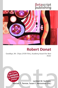 Robert Donat. Lambert M. Surhone Robert Donat. Lambert M. Surhone