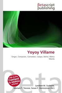 Yoyoy Villame. Lambert M. Surhone Yoyoy Villame. Lambert M. Surhone