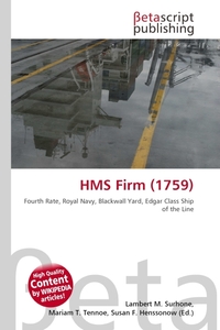 HMS Firm (1759). Lambert M. Surhone HMS Firm (1759). Lambert M. Surhone