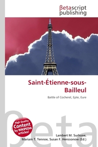 Saint-Etienne-sous-Bailleul. Lambert M. Surhone Saint-Etienne-sous-Bailleul. Lambert M. Surhone