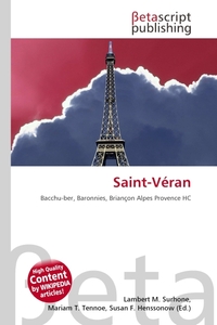 Saint-Veran. Lambert M. Surhone Saint-Veran. Lambert M. Surhone