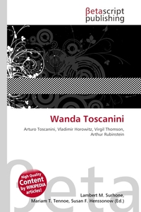 Wanda Toscanini. Lambert M. Surhone Wanda Toscanini. Lambert M. Surhone